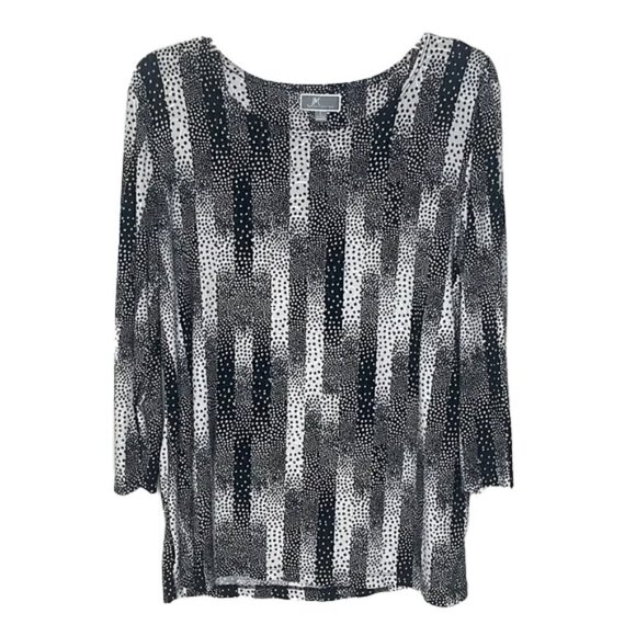 ❤️ JM COLLECTION Blouse Size L - Picture 1 of 4
